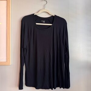 Aerie offline black ribbed long sleeve